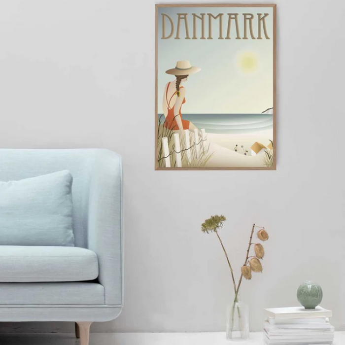 DANMARK Der Strand - Poster