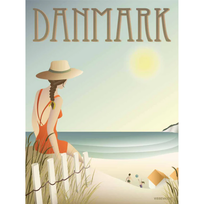 DANMARK Der Strand - Poster